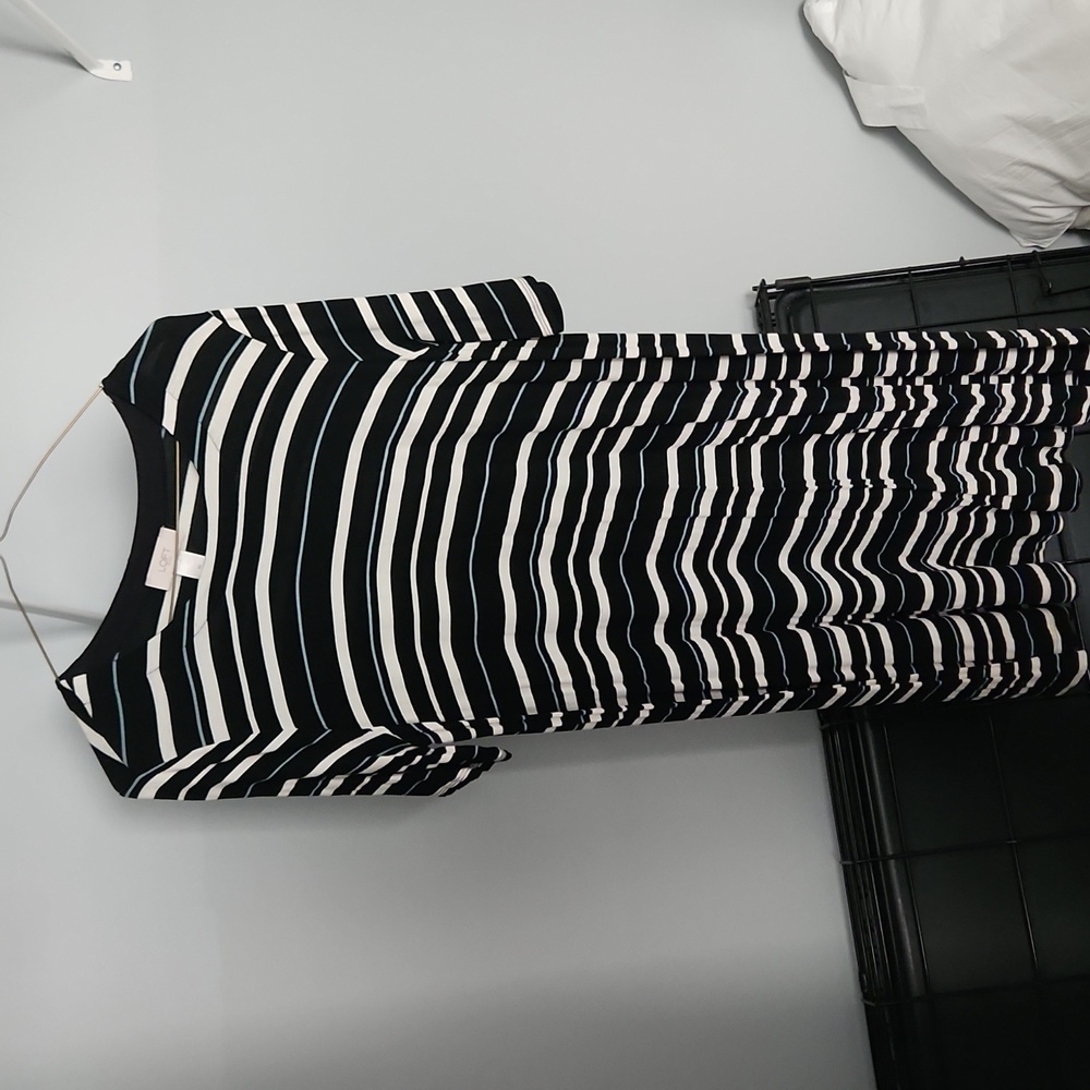 Loft Striped Dress - Stretchy size M